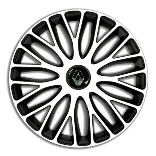 Колпаки 4Racing Mugello White&Black R13 Renault (Комплект 4 шт.) Колпаки 4Racing Mugello White&Black R13 Renault (Комплект 4 шт.)