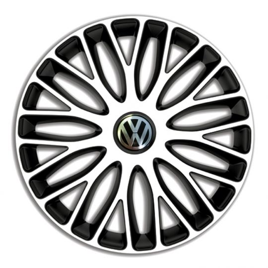 Колпаки 4Racing Mugello White&Black R13 Volkswagen (Комплект 4 шт.) Колпаки 4Racing Mugello White&Black R13 Volkswagen (Комплект 4 шт.)