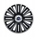 ARGO Quadro Pro Silver&Black R14 Колпаки для колес с логотипом Ford (Комплект 4 шт.)