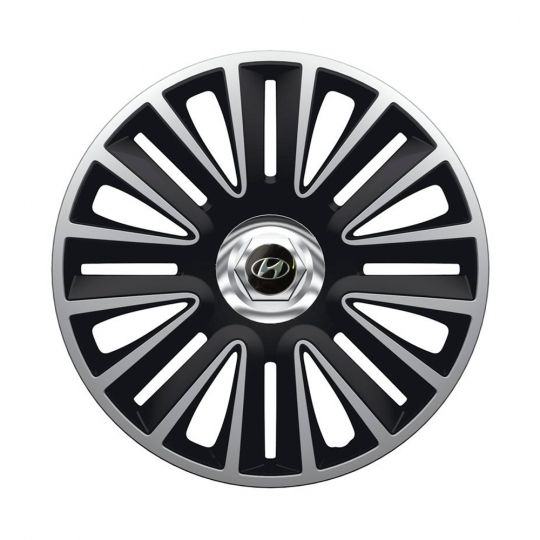 Колпаки Argo Quadro Pro Silver&Black R13 Hyundai (Комплект 4 шт.) Колпаки Argo Quadro Pro Silver&Black R13 Hyundai (Комплект 4 шт.)