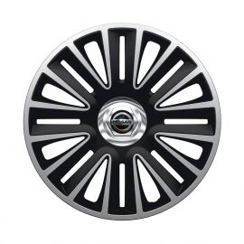 ARGO Quadro Pro Silver&Black R15 Колпаки для колес с логотипом Nissan (Комплект 4 шт.)