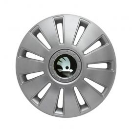 ARGO Silverstone R15 Колпаки для колес с логотипом Skoda (Комплект 4 шт.)