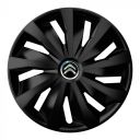 Колпаки 4Racing Grip Pro Black R15 Citroen (Комплект 4 шт.)