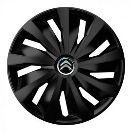 Колпаки 4Racing Grip Pro Black R16 Citroen (Комплект 4 шт.)