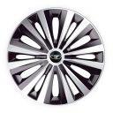 J-TEC Multi Silver&Black R15 Колпаки для колес с логотипом Daewoo (Комплект 4 шт.)