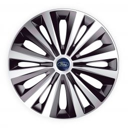Колпаки J-tec Multi Silver&Black R16 Ford (Комплект 4 шт.)