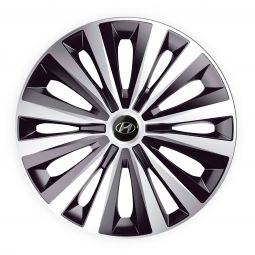 Колпаки J-tec Multi Silver&Black R16 Hyundai (Комплект 4 шт.)