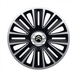 Колпаки Argo Quadro Pro Silver&Black R15 Citroen (Комплект 4 шт.)