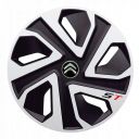 Колпаки J-tec ST Silver&Black R15 Citroen (Комплект 4 шт.)