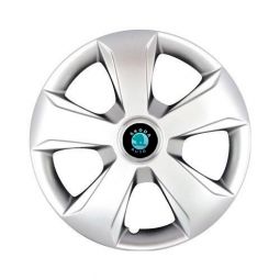 SKS 331 R15 Колпаки для колес с логотипом Skoda (Комплект 4 шт.)