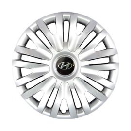 SKS 313 R15 Колпаки для колес с логотипом Hyundai (Комплект 4 шт.)