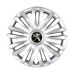 SKS 412 R16 Колпаки для колес с логотипом Peugeot (Комплект 4 шт.)