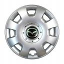 SKS 304 R15 Колпаки для колес с логотипом Mazda (Комплект 4 шт.)