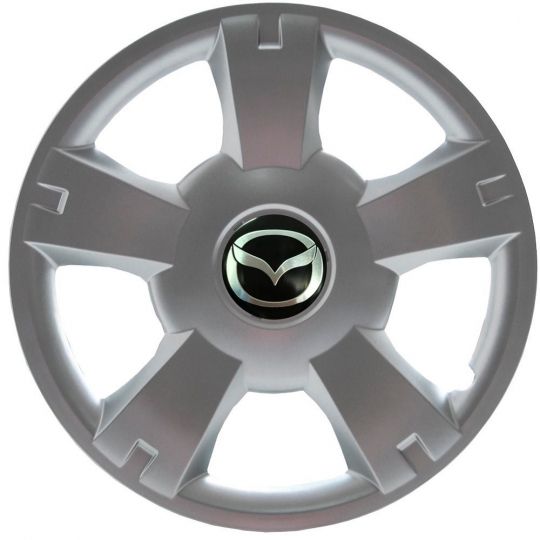 SKS 201 R14 Колпаки для колес с логотипом Mazda (Комплект 4 шт.)