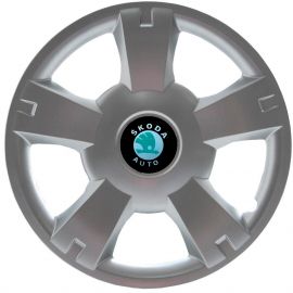 SKS 201 R14 Колпаки для колес с логотипом Skoda (Комплект 4 шт.)