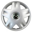 SKS 213 R14 Колпаки для колес с логотипом Mazda (Комплект 4 шт.)