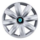 SKS 221 R14 Колпаки для колес с логотипом Skoda (Комплект 4 шт.)
