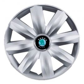 SKS 221 R14 Колпаки для колес с логотипом Skoda (Комплект 4 шт.)