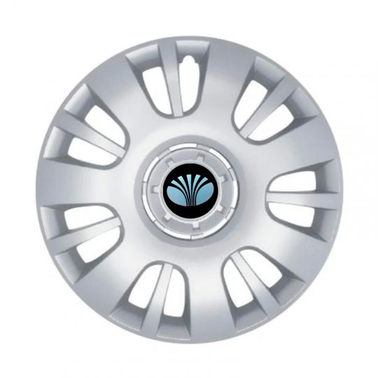 SKS 407 R16 Колпаки для колес с логотипом Daewoo (Комплект 4 шт.)