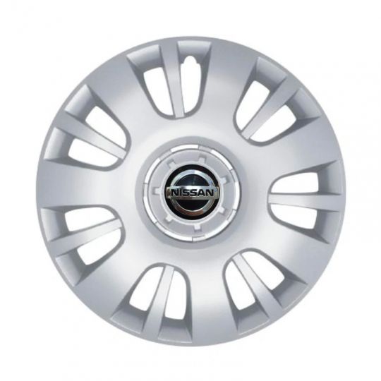 SKS 312 R15 Колпаки для колес с логотипом Nissan (Комплект 4 шт.)