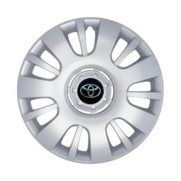 SKS 222 R14 Колпаки для колес с логотипом Toyota (Комплект 4 шт.)