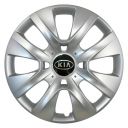 SKS 225 R14 Колпаки для колес с логотипом Kia (Комплект 4 шт.)