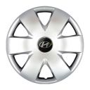 SKS 308 R15 Колпаки для колес с логотипом Hyundai (Комплект 4 шт.)