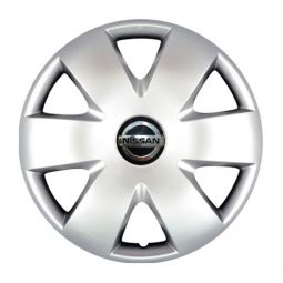 SKS 308 R15 Колпаки для колес с логотипом Nissan (Комплект 4 шт.)