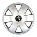 SKS 308 R15 Колпаки для колес с логотипом Peugeot (Комплект 4 шт.)