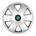 SKS 308 R15 Колпаки для колес с логотипом Skoda (Комплект 4 шт.)
