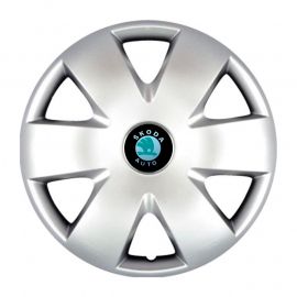 SKS 308 R15 Колпаки для колес с логотипом Skoda (Комплект 4 шт.)