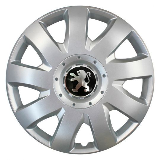 SKS 311 R15 Колпаки для колес с логотипом Peugeot (Комплект 4 шт.)