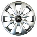 SKS 316 R15 Колпаки для колес с логотипом Hyundai (Комплект 4 шт.)
