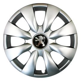 SKS 316 R15 Колпаки для колес с логотипом Peugeot (Комплект 4 шт.)