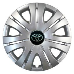 SKS 317 R15 Колпаки для колес с логотипом Toyota (Комплект 4 шт.)