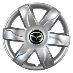 SKS 318 R15 Колпаки для колес с логотипом Mazda (Комплект 4 шт.)