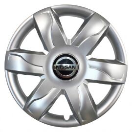 SKS 318 R15 Колпаки для колес с логотипом Nissan (Комплект 4 шт.)