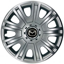 SKS 319 R15 Колпаки для колес с логотипом Mazda (Комплект 4 шт.)