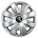 SKS 321 R15 Колпаки для колес с логотипом Peugeot (Комплект 4 шт.)