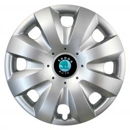 SKS 321 R15 Колпаки для колес с логотипом Skoda (Комплект 4 шт.)