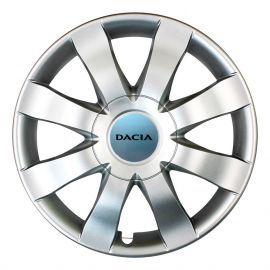 SKS 323 R15 Колпаки для колес с логотипом Dacia (Комплект 4 шт.)