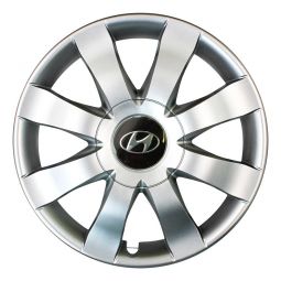 SKS 323 R15 Колпаки для колес с логотипом Hyundai (Комплект 4 шт.)