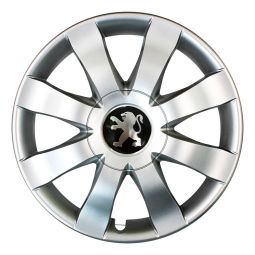 SKS 323 R15 Колпаки для колес с логотипом Peugeot (Комплект 4 шт.)