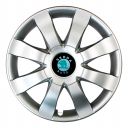 SKS 323 R15 Колпаки для колес с логотипом Skoda (Комплект 4 шт.)