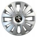 SKS 324 R15 Колпаки для колес с логотипом Peugeot (Комплект 4 шт.)