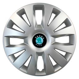 SKS 324 R15 Колпаки для колес с логотипом Skoda (Комплект 4 шт.)