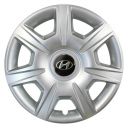 SKS 327 R15 Колпаки для колес с логотипом Hyundai (Комплект 4 шт.)
