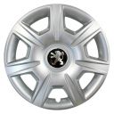 SKS 327 R15 Колпаки для колес с логотипом Peugeot (Комплект 4 шт.)