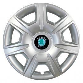 SKS 327 R15 Колпаки для колес с логотипом Skoda (Комплект 4 шт.)