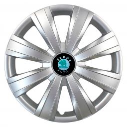 SKS 328 R15 Колпаки для колес с логотипом Skoda (Комплект 4 шт.)
